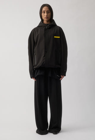 HAWTHORN HAWKS - SHORT WINDBREAKER JACKET - BLACK