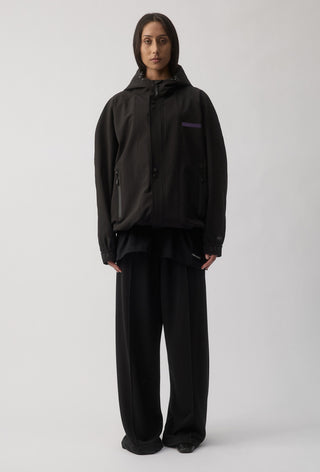 FREMANTLE DOCKERS - SHORT WINDBREAKER JACKET - BLACK