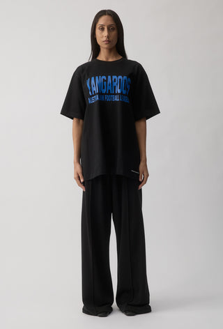 CLUB T-SHIRT - NORTH MELBOURNE KANGAROOS - BLACK
