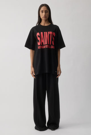 CLUB T-SHIRT - ST KILDA SAINTS - BLACK