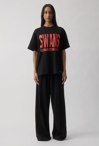 CLUB T-SHIRT - SYDNEY SWANS - BLACK