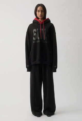 CLUB HOODIE - GOLD COAST SUNS  - BLACK