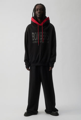 CLUB HOODIE - ESSENDON BOMBERS - BLACK