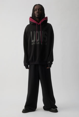 CLUB HOODIE - BRISBANE LIONS  - BLACK
