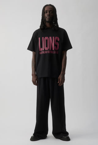 CLUB T-SHIRT - BRISBANE LIONS - BLACK