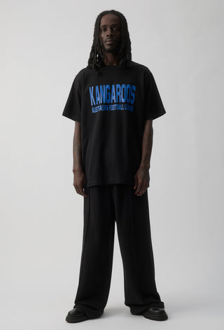 CLUB T-SHIRT - NORTH MELBOURNE KANGAROOS - BLACK