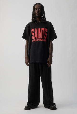 CLUB T-SHIRT - ST KILDA SAINTS - BLACK