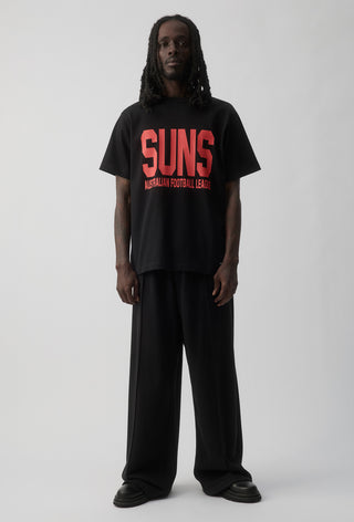 CLUB T-SHIRT - GOLD COAST SUNS - BLACK