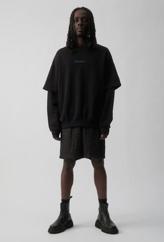 HIT LIST SWEATER - CARLTON BLUES - BLACK