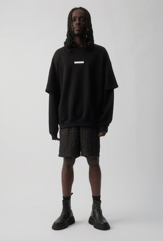 HIT LIST SWEATER - COLLINGWOOD MAGPIES - BLACK
