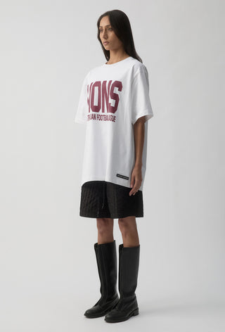 CLUB T-SHIRT - BRISBANE LIONS - WHITE