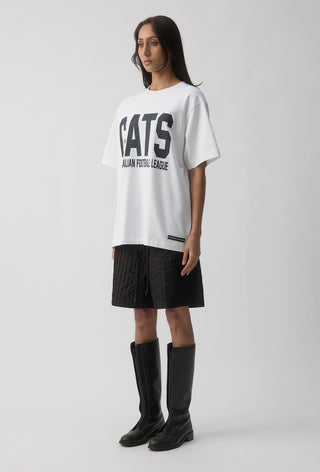 CLUB T-SHIRT - GEELONG CATS - WHITE