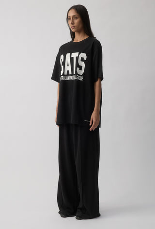 CLUB T-SHIRT - GEELONG CATS - BLACK