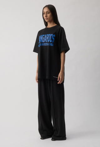 CLUB T-SHIRT - NORTH MELBOURNE KANGAROOS - BLACK