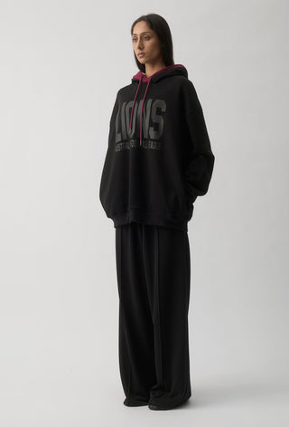CLUB HOODIE - BRISBANE LIONS  - BLACK
