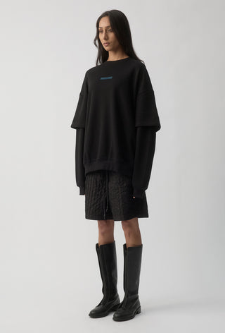 HIT LIST SWEATER - CARLTON BLUES - BLACK