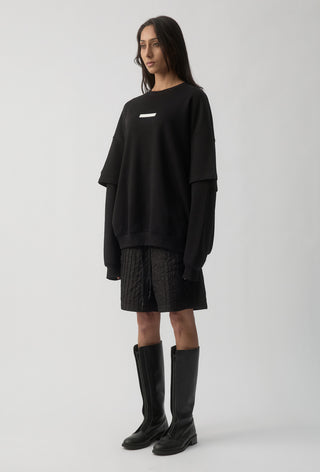 HIT LIST SWEATER - COLLINGWOOD MAGPIES - BLACK