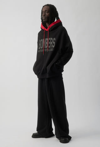 CLUB HOODIE - ESSENDON BOMBERS - BLACK