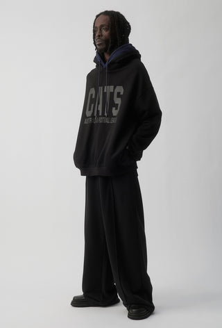 CLUB HOODIE - GEELONG CATS - BLACK