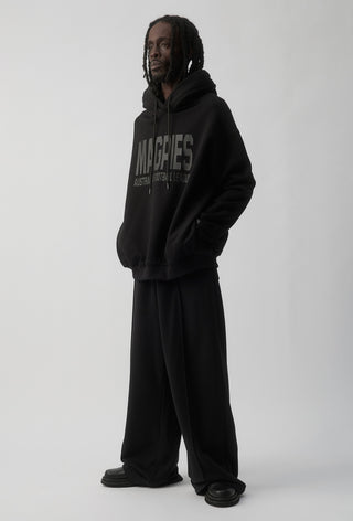 CLUB HOODIE - COLLINGWOOD MAGPIES - BLACK