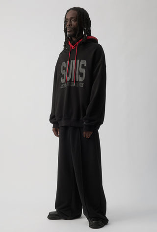 CLUB HOODIE - GOLD COAST SUNS  - BLACK
