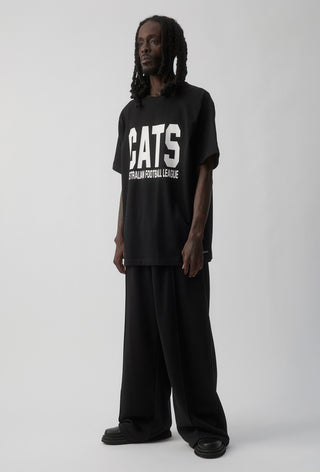 CLUB T-SHIRT - GEELONG CATS - BLACK
