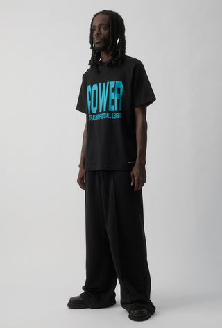 CLUB T-SHIRT - PORT ADELAIDE POWER - BLACK