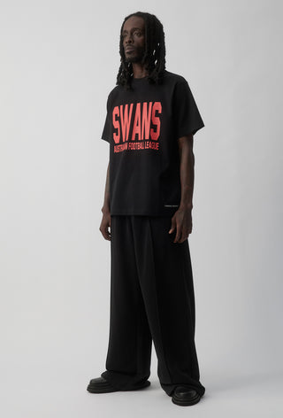 CLUB T-SHIRT - SYDNEY SWANS - BLACK