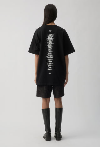 HIT LIST T-SHIRT - ESSENDON BOMBERS - BLACK