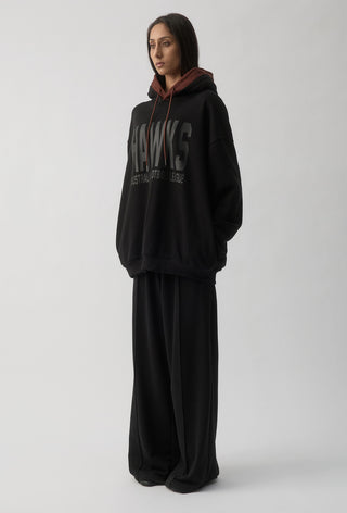 CLUB HOODIE - HAWTHORN HAWKS - BLACK