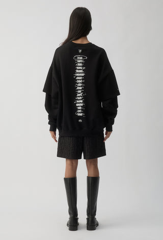 HIT LIST SWEATER - SYDNEY SWANS - BLACK