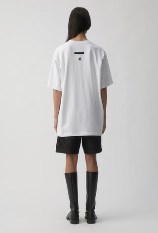 CLUB T-SHIRT - CARLTON BLUES - WHITE