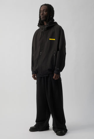 HAWTHORN HAWKS - SHORT WINDBREAKER JACKET - BLACK