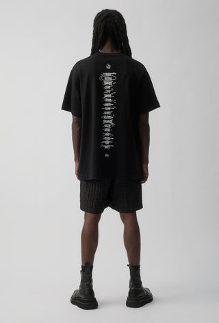 HIT LIST T-SHIRT - COLLINGWOOD MAGPIES - BLACK