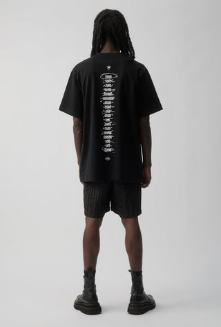 HIT LIST T-SHIRT -SYDNEY SWANS - BLACK