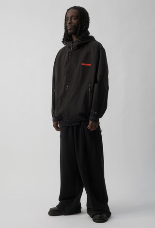 SYDNEY SWANS - SHORT WINDBREAKER JACKET - BLACK