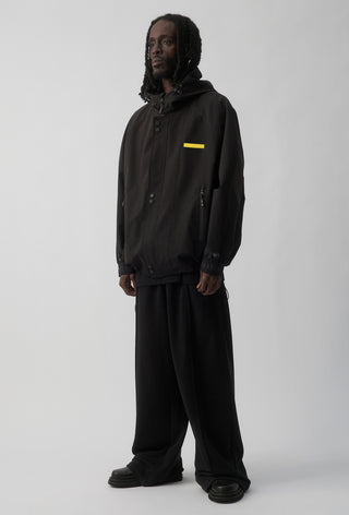 RICHMOND TIGERS - SHORT WINDBREAKER JACKET - BLACK