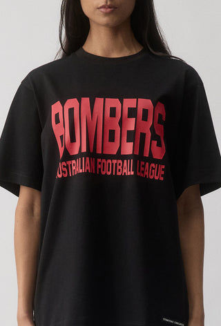 CLUB T-SHIRT - ESSENDON BOMBERS - BLACK