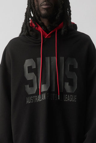 CLUB HOODIE - GOLD COAST SUNS  - BLACK