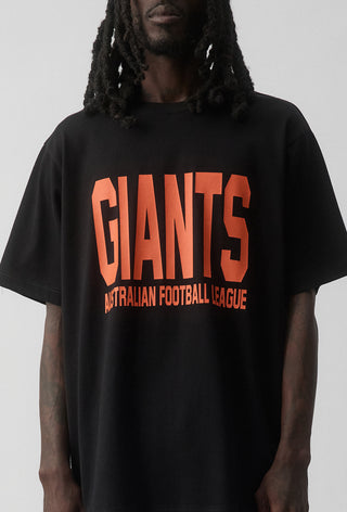 CLUB T-SHIRT - GWS GIANTS - BLACK