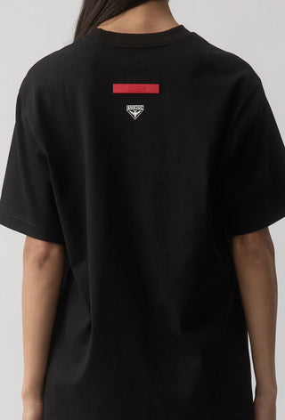 CLUB T-SHIRT - ESSENDON BOMBERS - BLACK