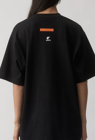 CLUB T-SHIRT - GWS GIANTS - BLACK