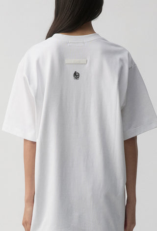 CLUB T-SHIRT - COLLINGWOOD MAGPIES - WHITE