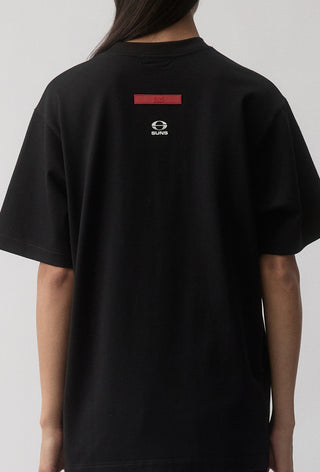 CLUB T-SHIRT - GOLD COAST SUNS - BLACK