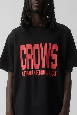 CLUB T-SHIRT - ADELAIDE CROWS - BLACK