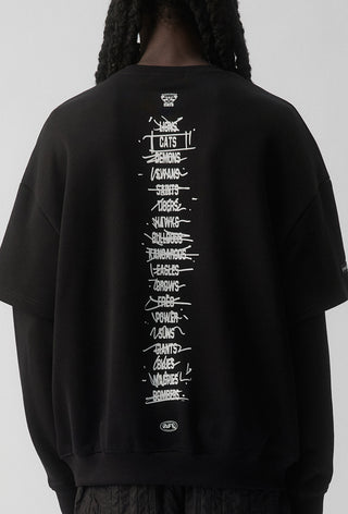 HIT LIST SWEATER - GEELONG CATS - BLACK