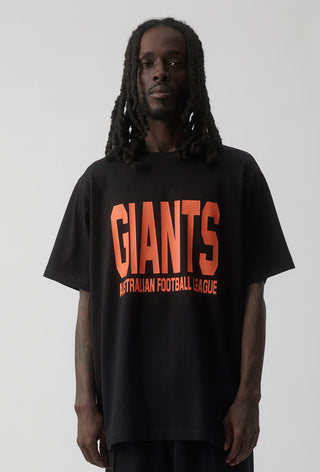 CLUB T-SHIRT - GWS GIANTS - BLACK