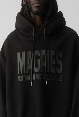 CLUB HOODIE - COLLINGWOOD MAGPIES - BLACK