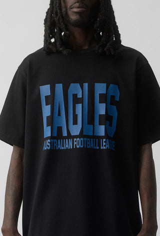 CLUB T-SHIRT - WEST COAST EAGLES - BLACK
