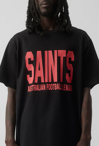 CLUB T-SHIRT - ST KILDA SAINTS - BLACK
